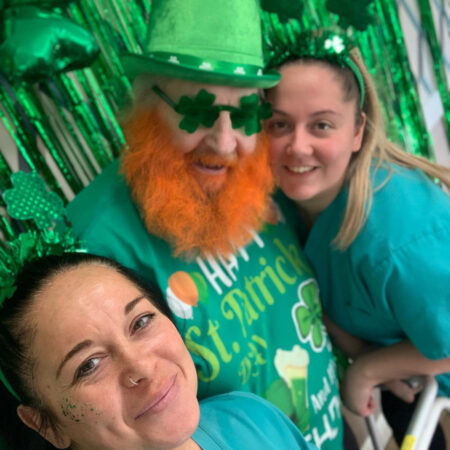 St Patrick’s Day celebrations at Downshaw Lodge